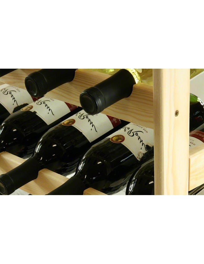 Otwarte regały alkoholowe RW-1 - Sosnowy regał na wino RW-1-42 ▪ Naturalne drewno - product MODO24.PL 4
