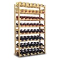 Sosnowy regał na wino RW-1-56 ▪ Naturalne drewno