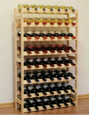 Sosnowy regał na wino RW-1-56 ▪ Naturalne drewno - product 2