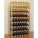 Sosnowy regał na wino RW-1-56 ▪ Naturalne drewno