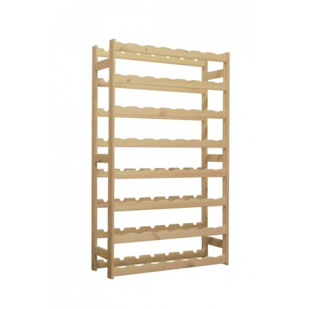 Sosnowy regał na wino RW-1-56 ▪ Naturalne drewno