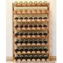 Sosnowy regał na wino RW-1-56 ▪ Naturalne drewno