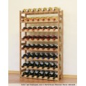 Sosnowy regał na wino RW-1-56 ▪ Naturalne drewno