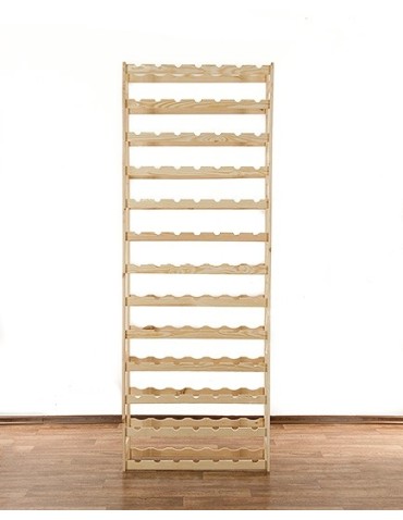 Sosnowy regał na wino RW-1-91  Naturalne drewno - product 2