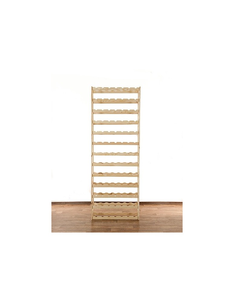 Otwarte regały alkoholowe RW-1 - Sosnowy regał na wino RW-1-91  Naturalne drewno - product MODO24.PL 2