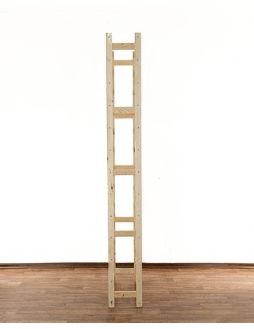 Otwarte regały alkoholowe RW-1 - Sosnowy regał na wino RW-1-91  Naturalne drewno - product 3