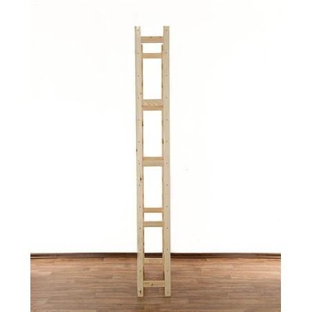 Sosnowy regał na wino RW-1-91  Naturalne drewno