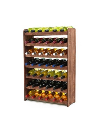 Regał na wino RW-16-42 Ciemny brąz decor