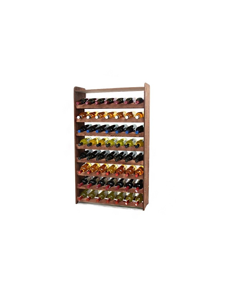 Stojaki na wino RW16 do butelek - Regał na wino RW-16-56P Ciemny brąz decor - produkt MODO24.PL 1