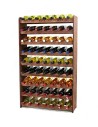 Regał na wino RW-16-63 Ciemny brąz decor