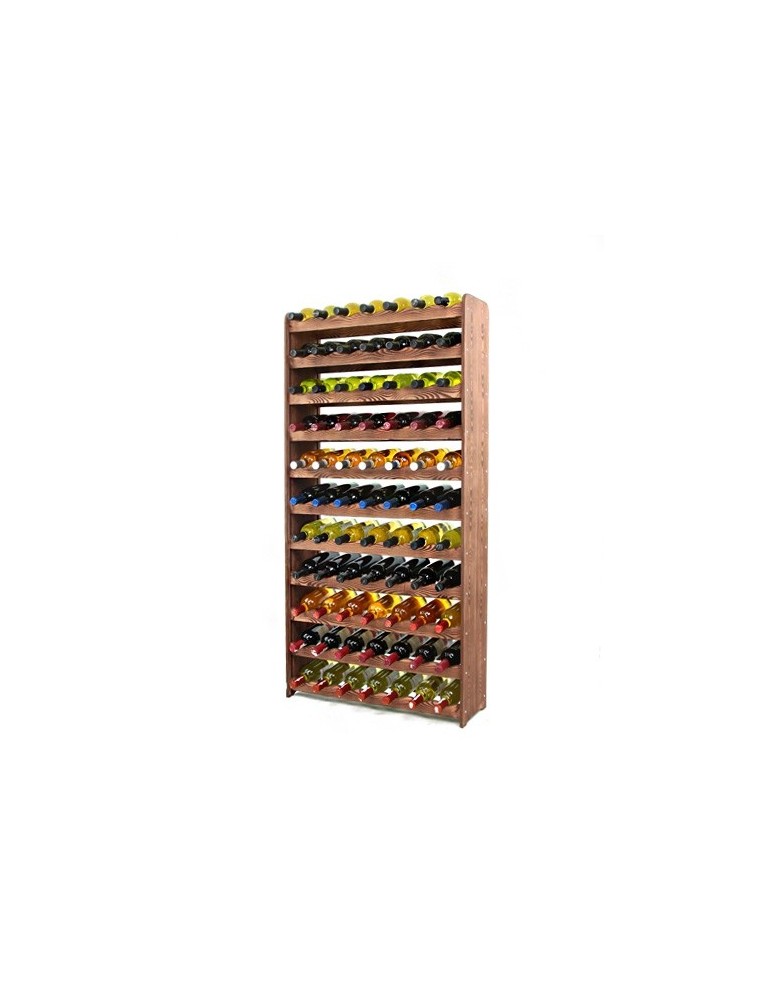 Stojaki na wino RW16 do butelek - Regał na wino RW-16-77 Ciemny brąz decor - produkt MODO24.PL 1