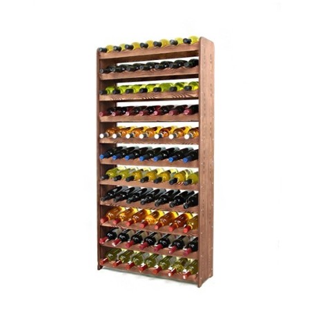 Regał na wino RW-16-77 Ciemny brąz decor