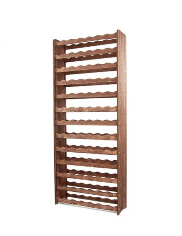 Regał na wino RW-16-91 Ciemny brąz dekor - product 2