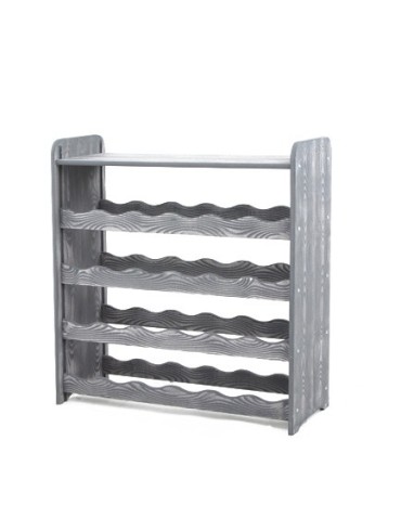 Stojaki na wino RW16 do butelek - Regał na wino RW-16-24P Ciemnografitowy dekor - product 4