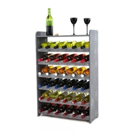 Regał na wino RW-16-36P dekor - ciemny grafit