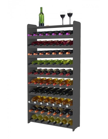 Regał na wino RW-16-70P Ciemny grafit