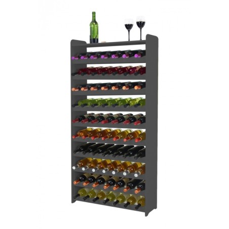 Regał na wino RW-16-70P Ciemny grafit