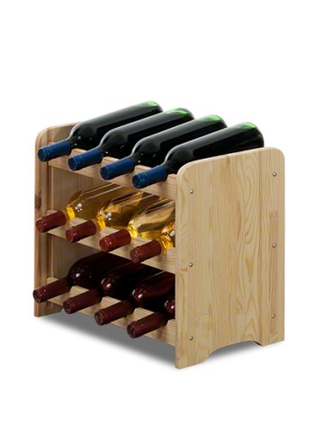 stojak na 12 butelek wina