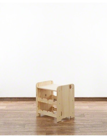 Klasyczne regały do wina RW-3 - Regał na wino RW-3-6P sosnowy - product 3