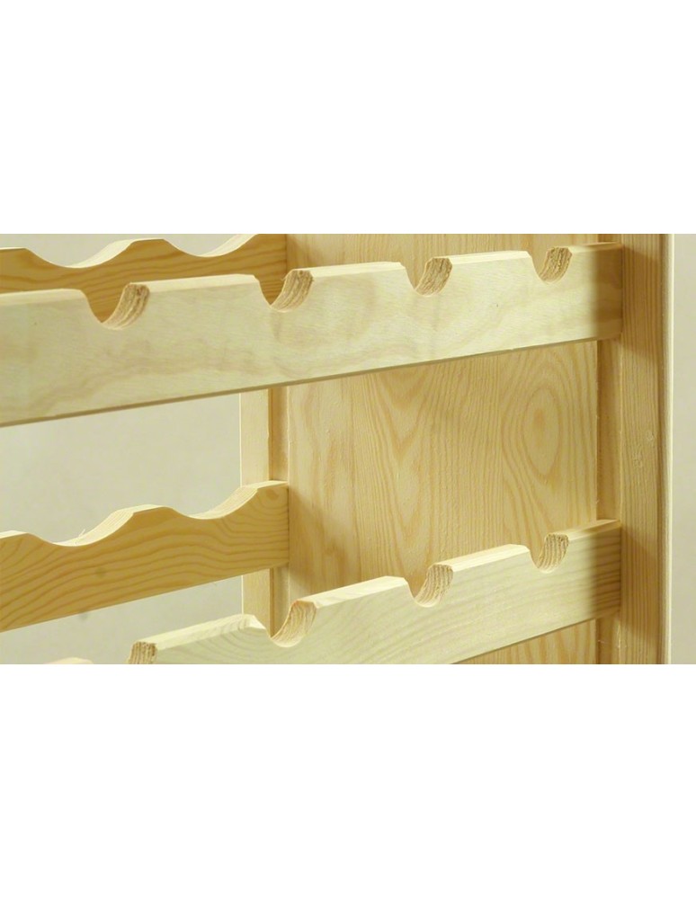 Klasyczne regały do wina RW-3 - Regał na wino RW-3-6P sosnowy - product MODO24.PL 5