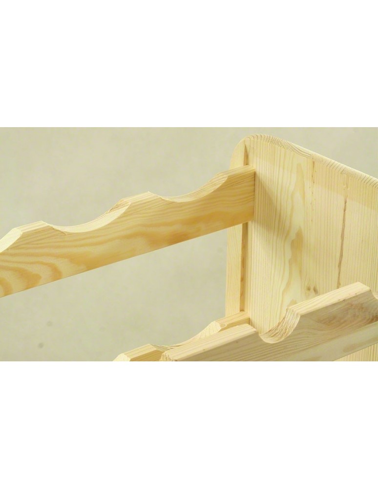 Klasyczne regały do wina RW-3 - Regał na wino RW-3-6P sosnowy - product MODO24.PL 7