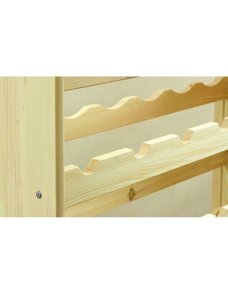 Klasyczne regały do wina RW-3 - Regał na wino RW-3-6P sosnowy - product MODO24.PL 10