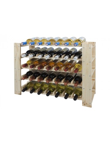 Regał na wino RW-51-1  64x80x30 cm SUROWY