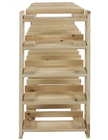 Regał na wino RW-51-1  64x80x30 cm SUROWY - product 2