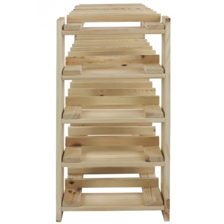 Regał na wino RW-51-1  64x80x30 cm SUROWY