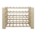 Regał na wino RW-51-1  64x80x30 cm SUROWY