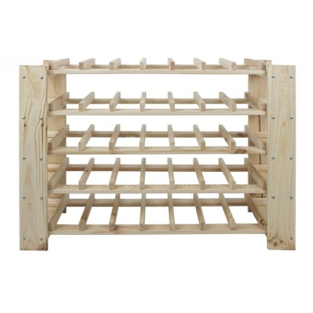 Regał na wino RW-51-1  64x80x30 cm SUROWY