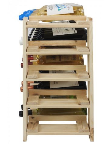 Seria RW-5 - Regał na wino RW-51-1  64x80x30 cm SUROWY - product 4