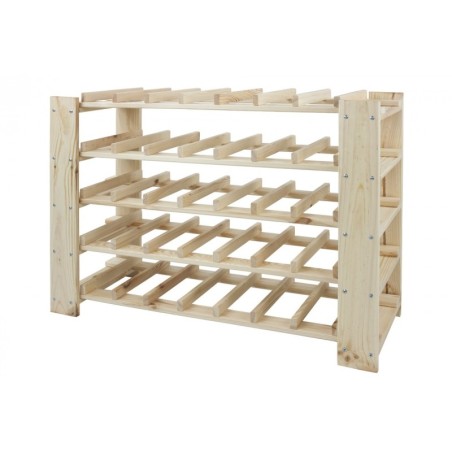 Regał na wino RW-51-1  64x80x30 cm SUROWY