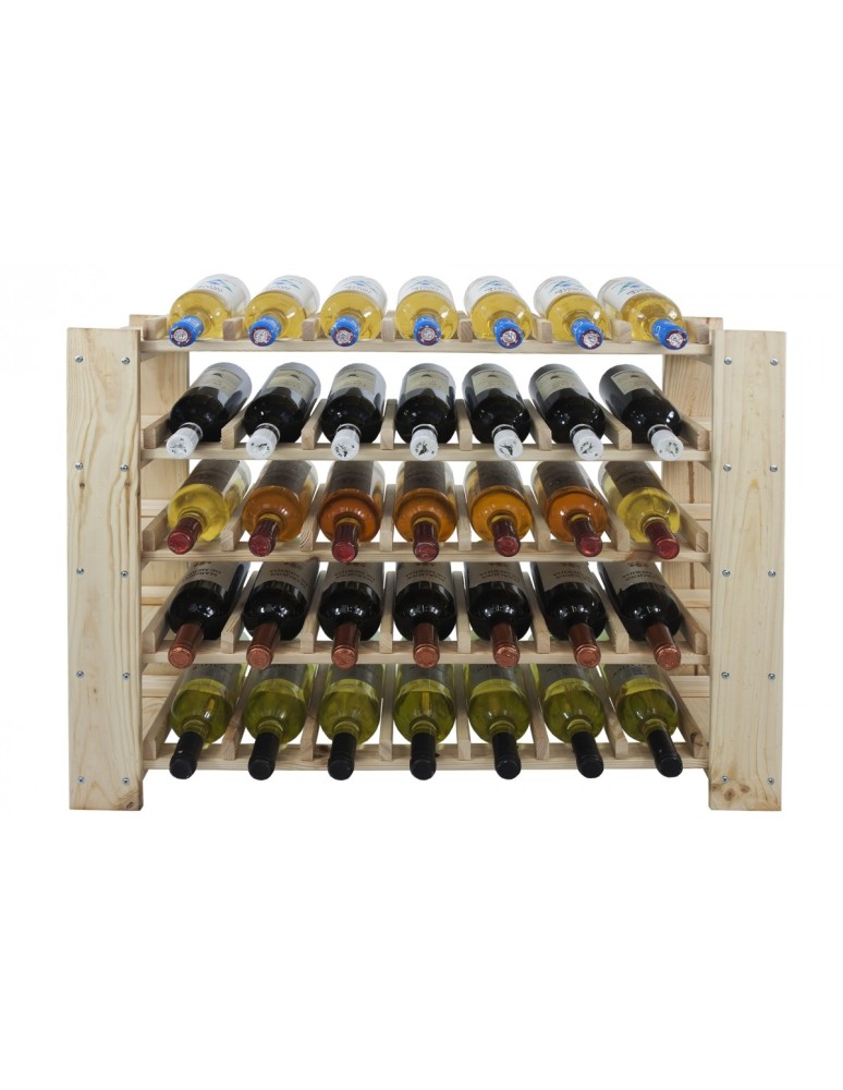 Seria RW-5 - Regał na wino RW-51-1  64x80x30 cm SUROWY - product MODO24.PL 6