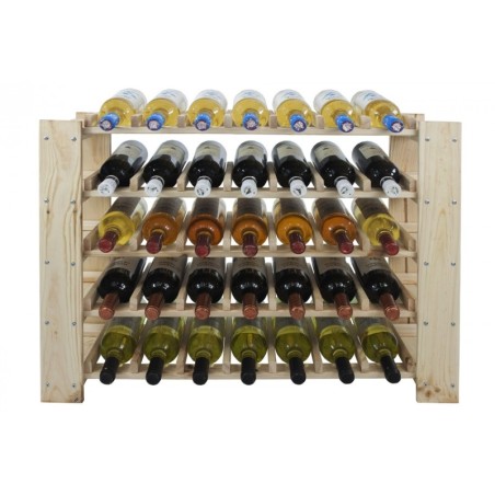 Regał na wino RW-51-1  64x80x30 cm SUROWY
