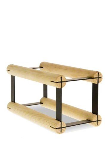 Regały na butelki szklane/PET RW-8  Przechowywanie alkoholu w domu - 1 komorowy stojak na wino RW-8 1x1 - product 3