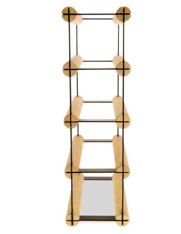 Regały na butelki szklane/PET RW-8  Przechowywanie alkoholu w domu - 4 komorowy stojak na wino RW-8 1x4 - product 4