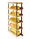 5 komorowy Stojak na wino RW-8 1x5