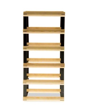 Regały na butelki szklane/PET RW-8  Przechowywanie alkoholu w domu - 5 komorowy Stojak na wino RW-8 1x5 - product 5