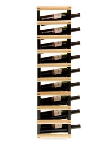 Regały na butelki szklane/PET RW-8  Przechowywanie alkoholu w domu - 9 komorowy stojak na wino RW-8 1x9 - product 3