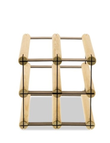 Regały na butelki szklane/PET RW-8  Przechowywanie alkoholu w domu - Stojak na 4 butelki RW-8 2x2 - product 4