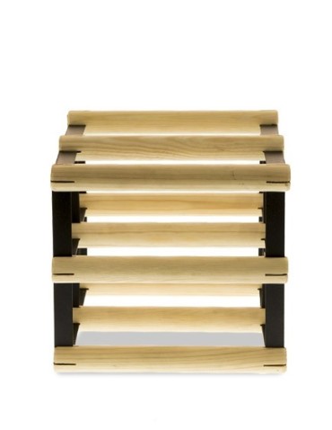 Regały na butelki szklane/PET RW-8  Przechowywanie alkoholu w domu - Stojak na 4 butelki RW-8 2x2 - product 5