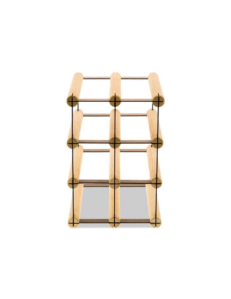 Regały na butelki szklane/PET RW-8  Przechowywanie alkoholu w domu - Stojak na 6 butelek RW-8 2x3 - product MODO24.PL 4