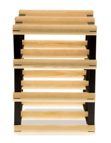 Regały na butelki szklane/PET RW-8  Przechowywanie alkoholu w domu - Stojak na 6 butelek RW-8 2x3 - product 5