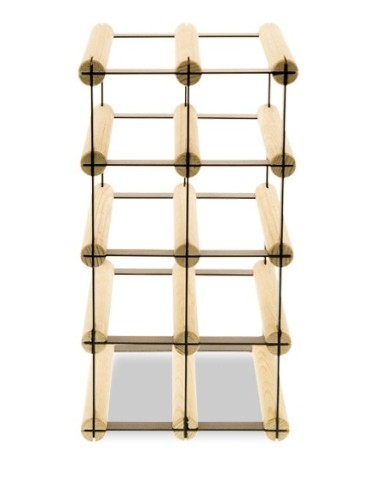 Regały na butelki szklane/PET RW-8  Przechowywanie alkoholu w domu - Stojak na 8 butelek RW-8 2x4 - product 4