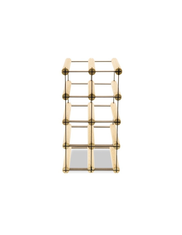 Regały na butelki szklane/PET RW-8  Przechowywanie alkoholu w domu - Stojak na 8 butelek RW-8 2x4 - product MODO24.PL 4