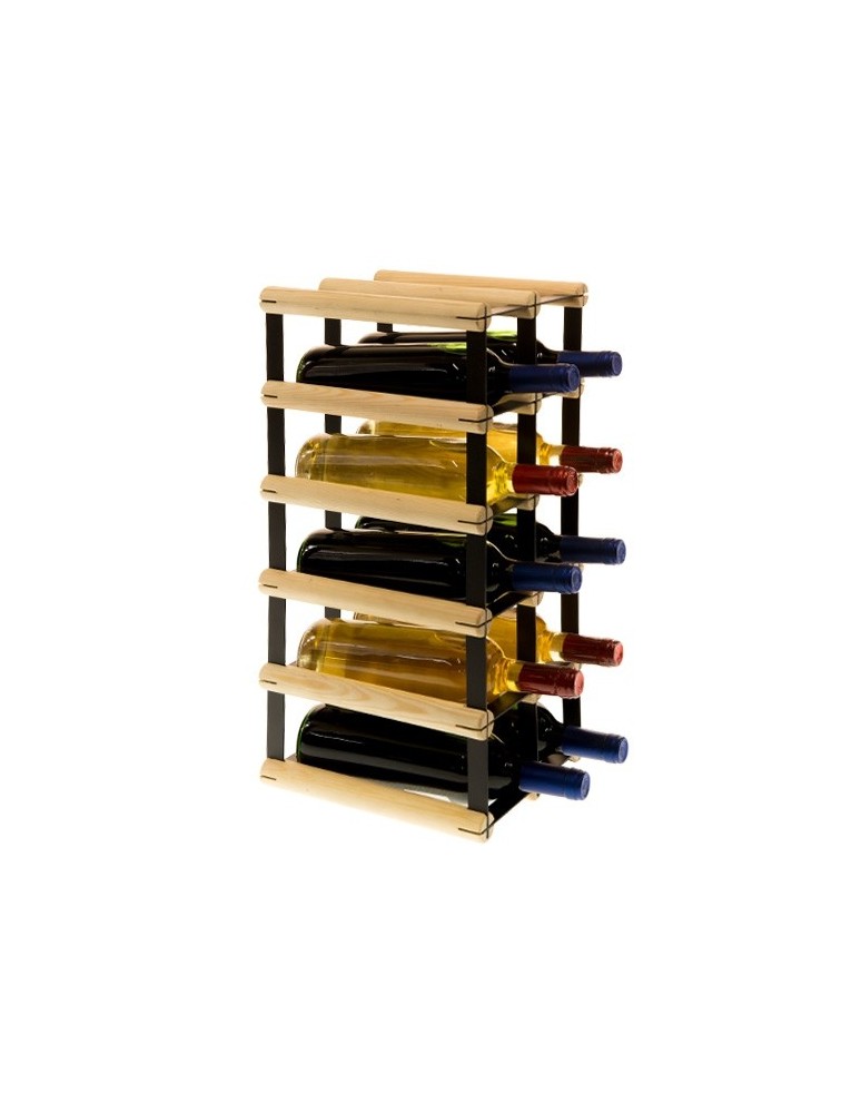 Regały na butelki szklane/PET RW-8  Przechowywanie alkoholu w domu - Stojak na 10 butelek RW-8 2x5 - produkt MODO24.PL 1