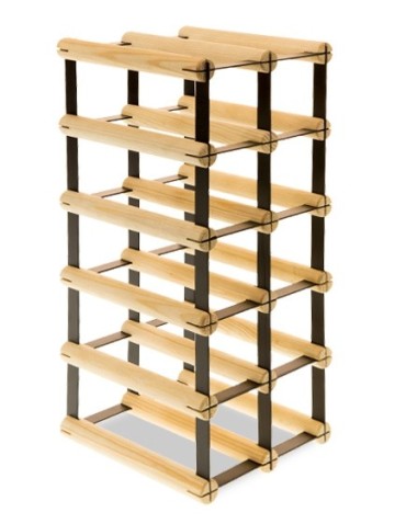 Regały na butelki szklane/PET RW-8  Przechowywanie alkoholu w domu - Stojak na 10 butelek RW-8 2x5 - product 3