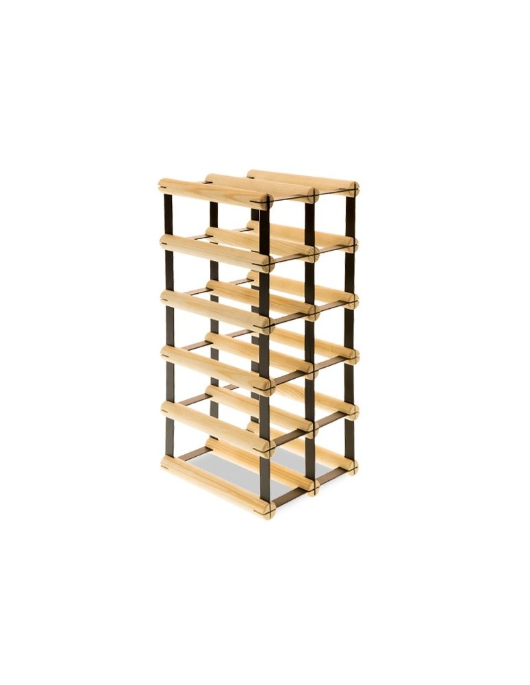 Regały na butelki szklane/PET RW-8  Przechowywanie alkoholu w domu - Stojak na 10 butelek RW-8 2x5 - product MODO24.PL 3