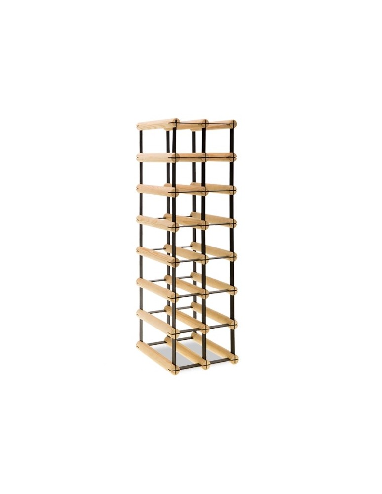 Regały na butelki szklane/PET RW-8  Przechowywanie alkoholu w domu - Stojak na 14 butelek RW-8 2x7 - product MODO24.PL 5